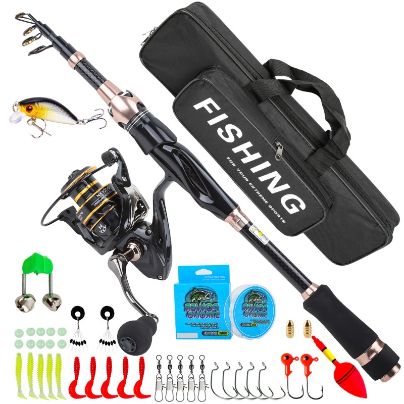 8m Telescopic Fishing Rod Reel - đánh giá và giá Freshwater Line