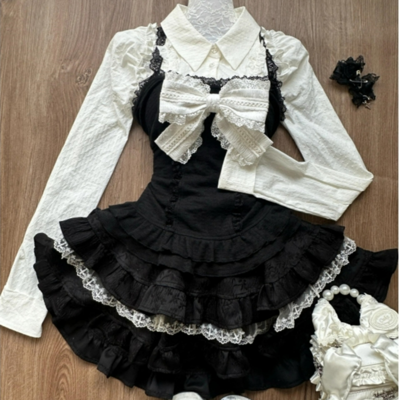 Y2k Aesthetic Lolita Style 3 P - đánh giá và giá Fly Line