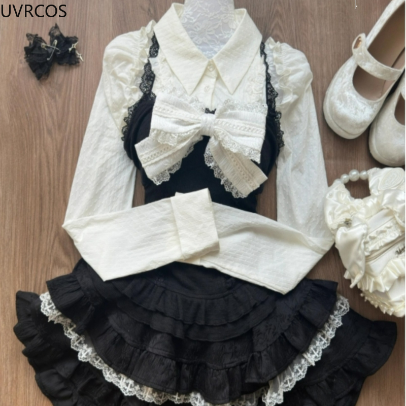 Y2k Aesthetic Lolita Style 3 P - đánh giá và giá Fly Line