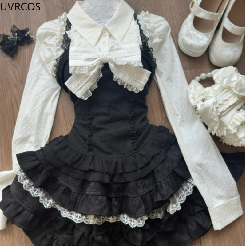 Y2k Aesthetic Lolita Style 3 P - đánh giá và giá Fly Line
