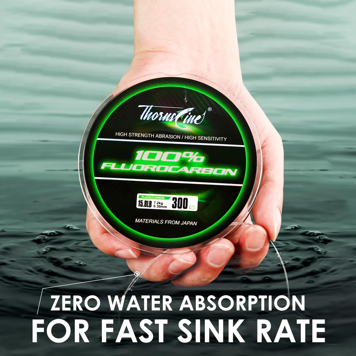 ThornsLine 100% Fluorocarbon F - đánh giá và giá Fluorocarbon Line