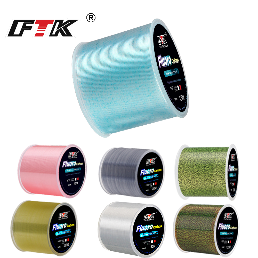 FTK 120M Vô Hình Dây Câu Cá Đố - đánh giá và giá Fluorocarbon Line