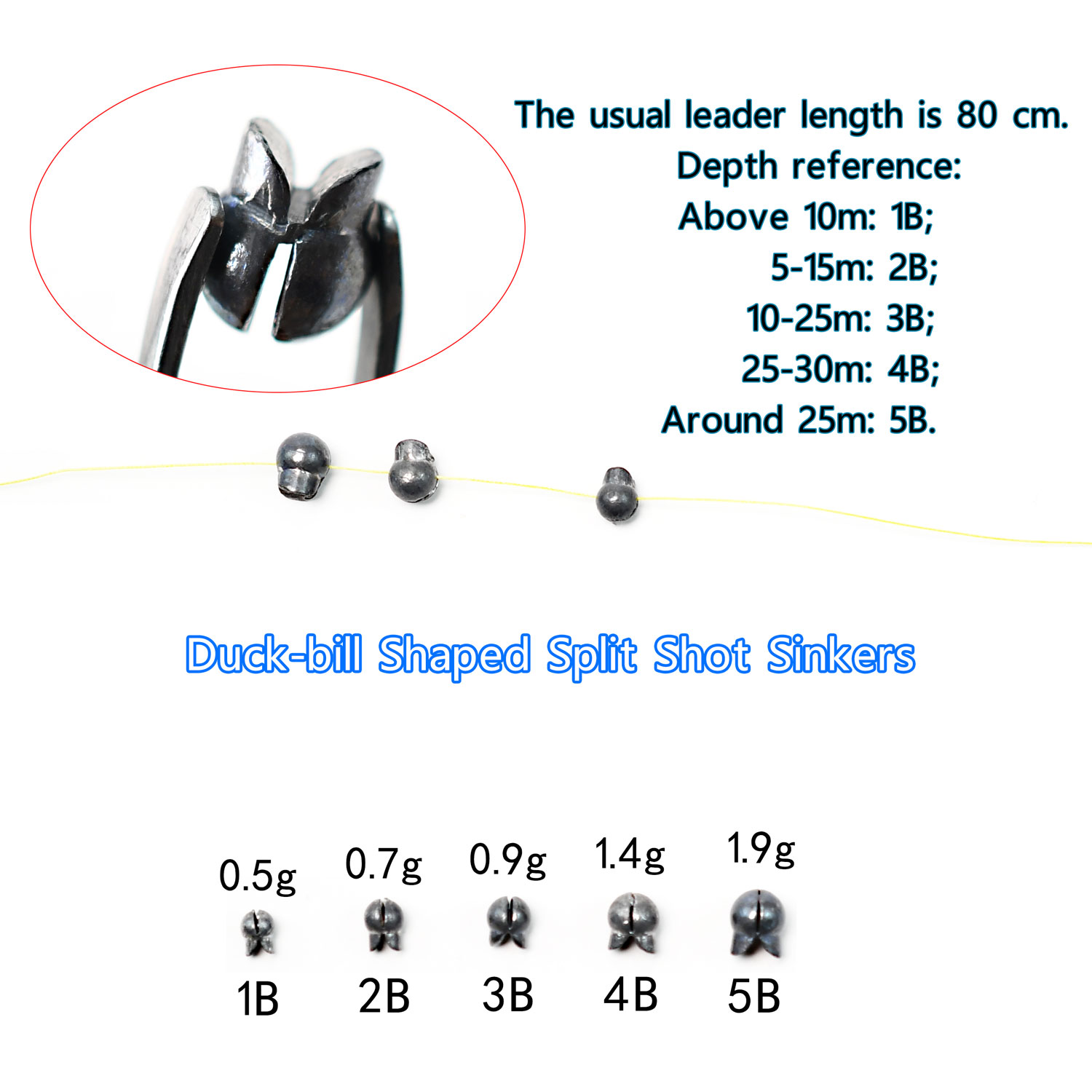 Multi Size Taper Metal Sinkers - đánh giá và giá Freshwater Line